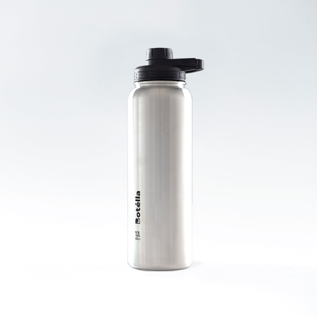 40oz (1.2L) Silver — Stainless Steel vacuum Flask