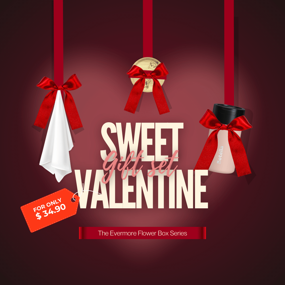Sweet Valentine Gift Set: The Evermore Flower Box (15oz Coffee Mug) For Only $34.90