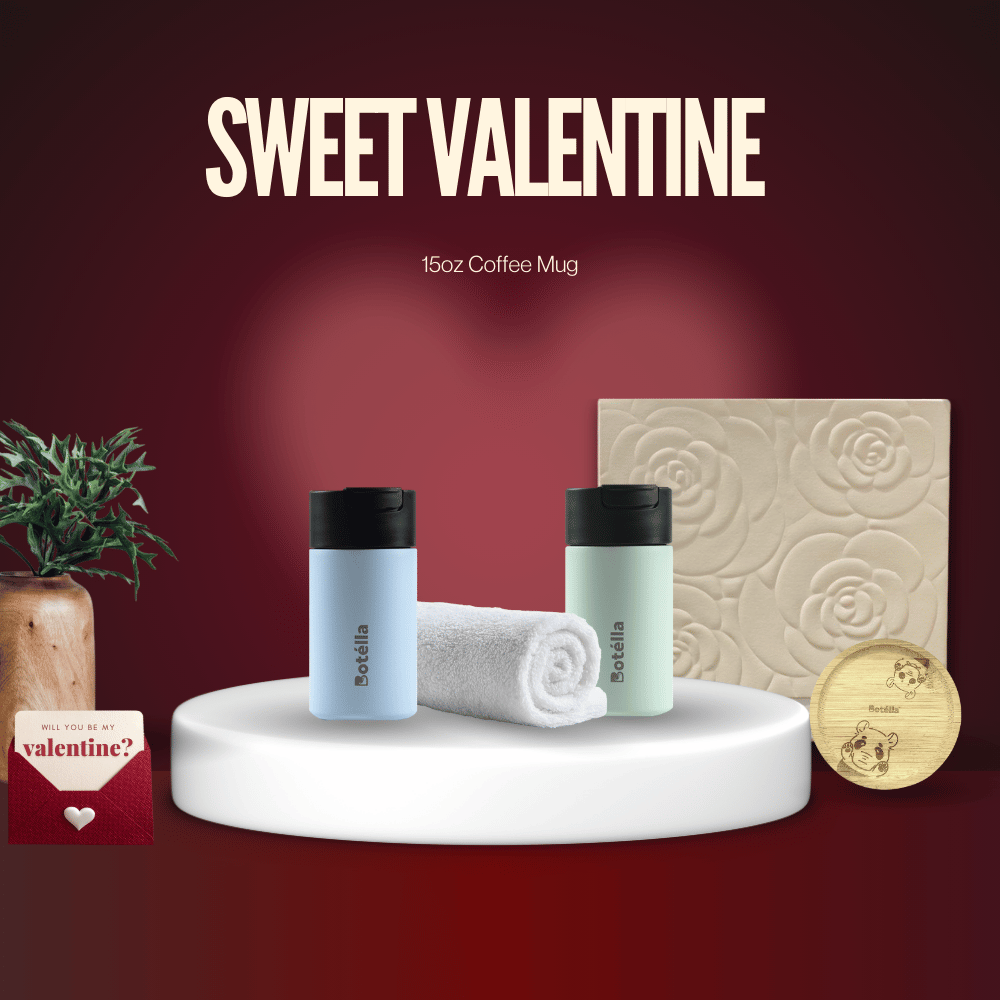 Sweet Valentine Gift Set: The Evermore Flower Box (15oz Coffee Mug) For Only $34.90