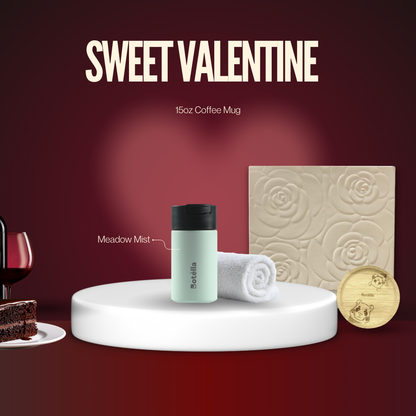 Sweet Valentine Gift Set: The Evermore Flower Box (15oz Coffee Mug) For Only $34.90