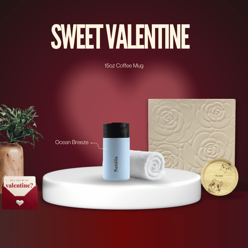 Sweet Valentine Gift Set: The Evermore Flower Box (15oz Coffee Mug) For Only $34.90