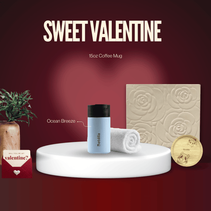 Sweet Valentine Gift Set: The Evermore Flower Box (15oz Coffee Mug) For Only $34.90