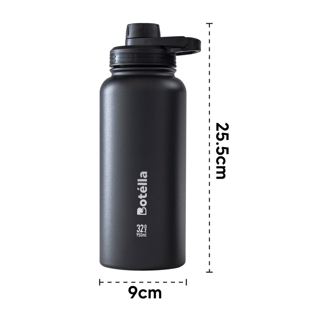 320z (950ml) Silver — Stainless Steel vacuum Flask